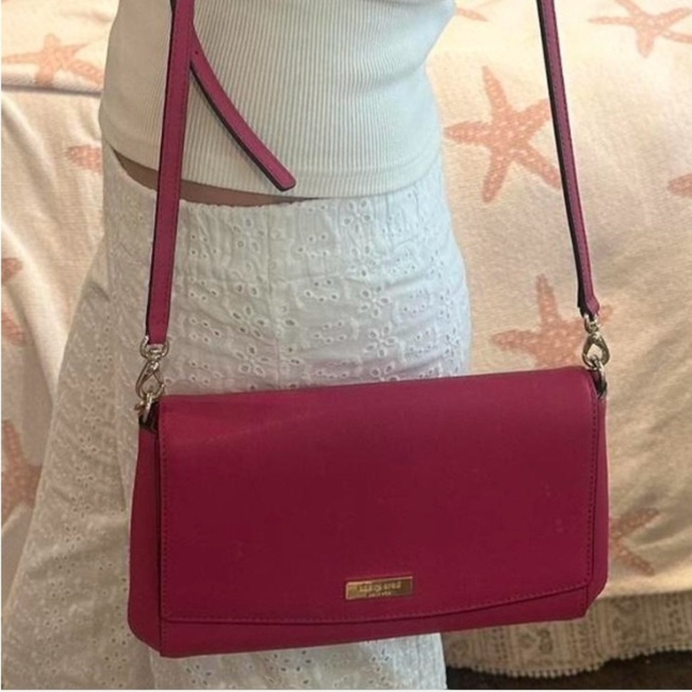 Kate Spade Laurel Way Greer Convertible Crossbody Bag - Radish color